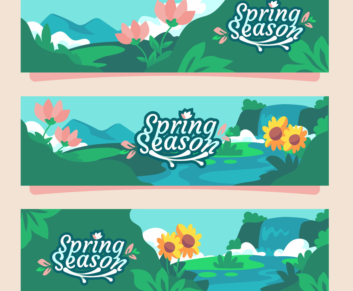 Nature Spring Season Banner