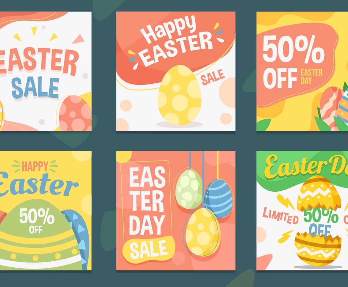Joyful Easter Day Social Media Promotion