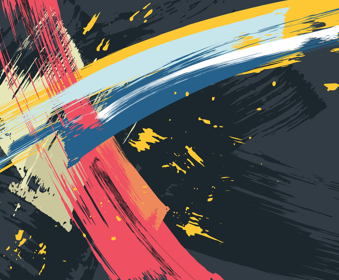 Abstract of Splash Painting