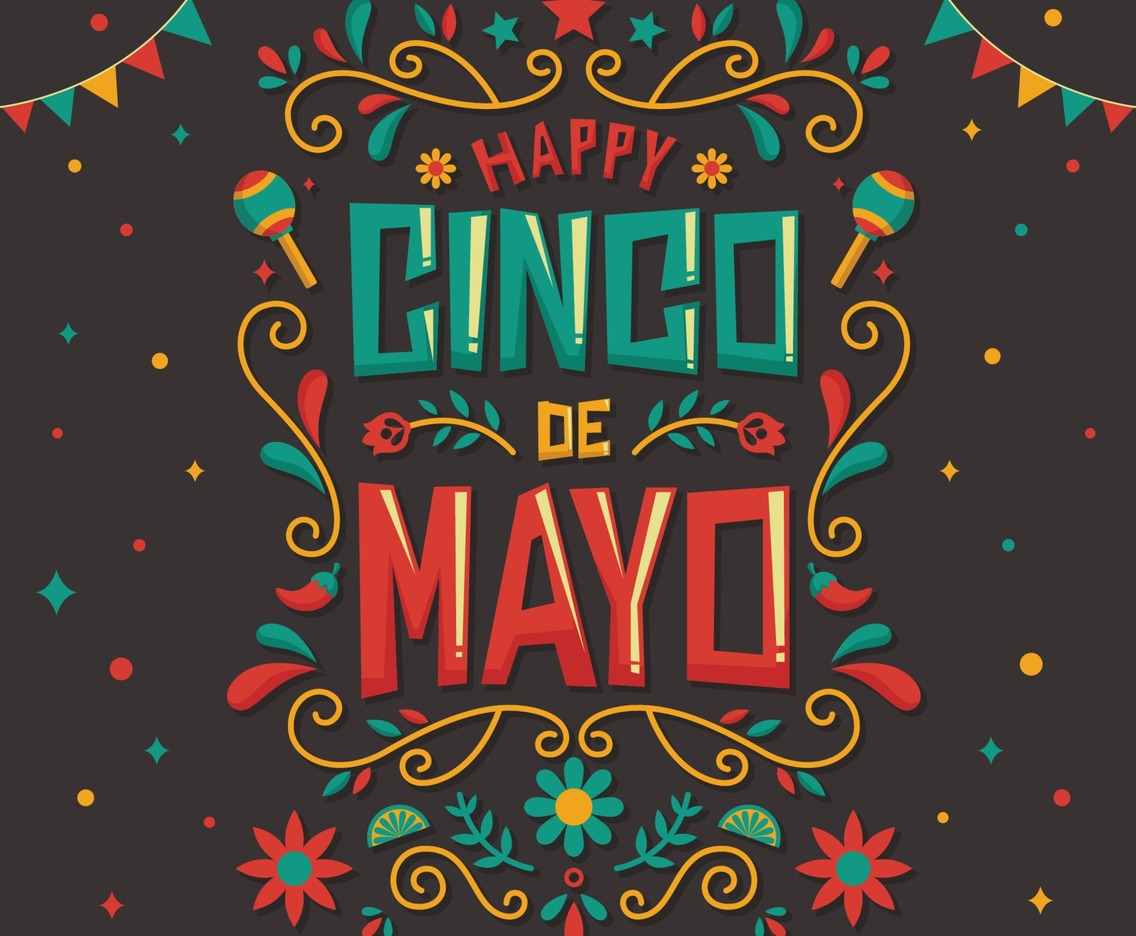 Cinco De Mayo Festival with Hand Drawing