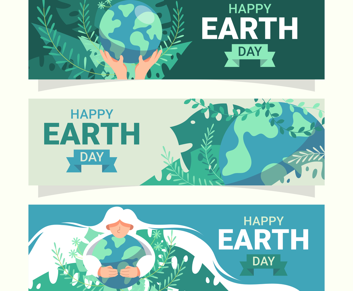Earth Day Banner Collection