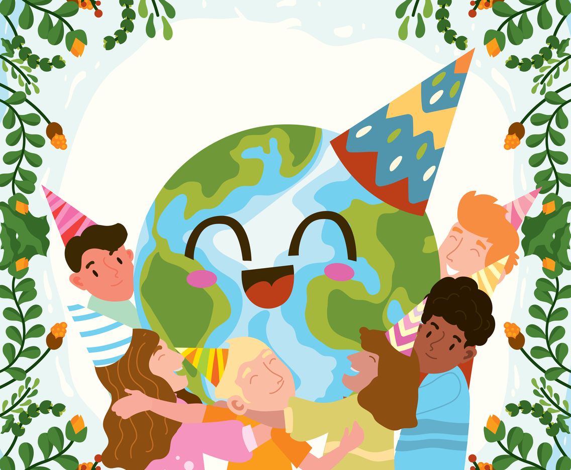 Celebrate Earth Day Background Concept