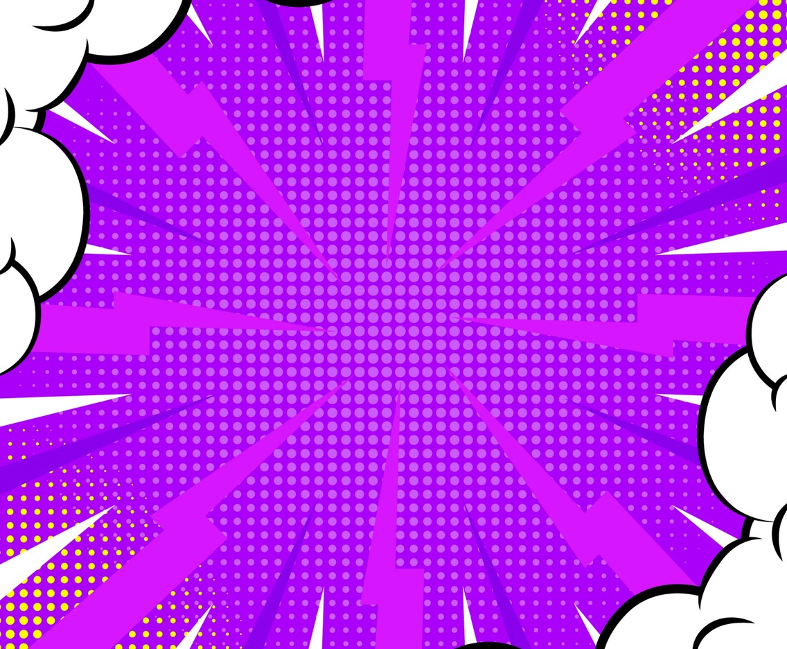 Comic Halftone Background Template