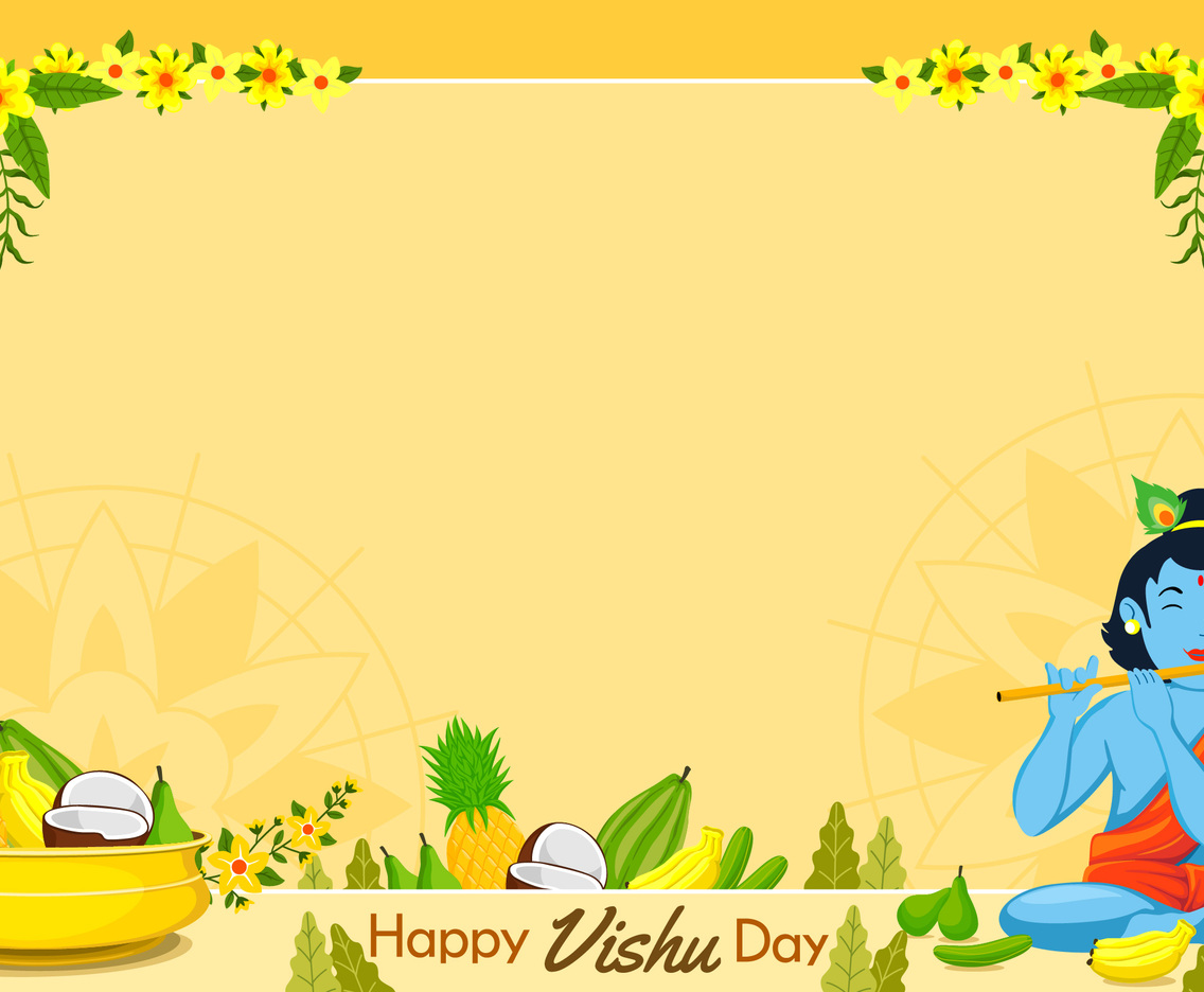 Happy Vishu Day Background