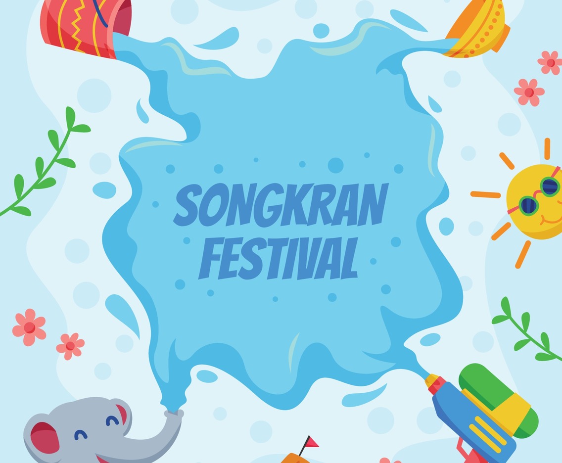 Songkran Festival Background