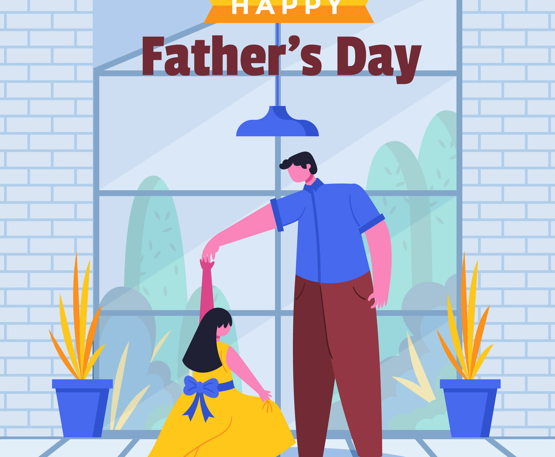 Father and Daughter Having a Lovely Dance Together