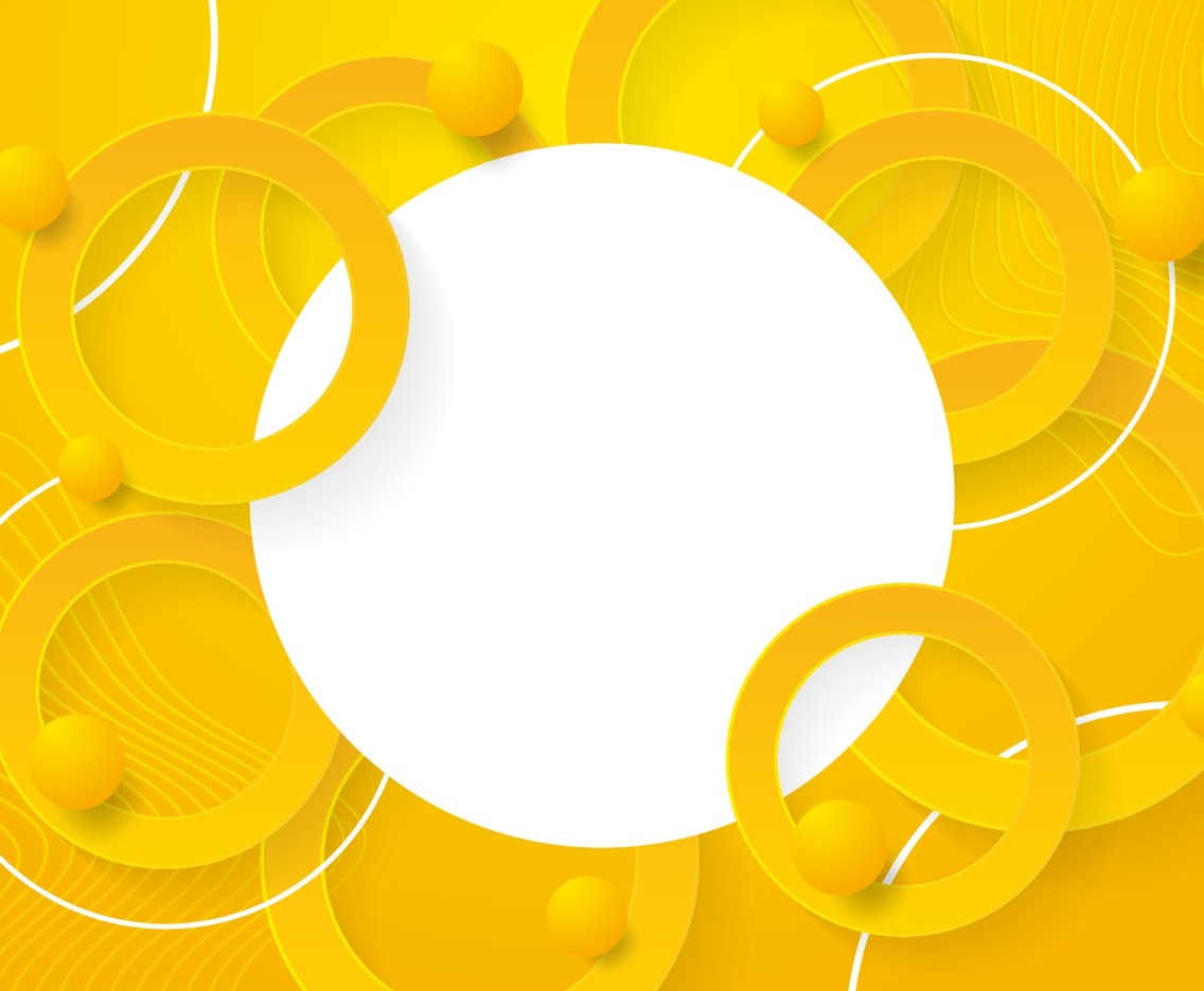 Yellow Circle Background