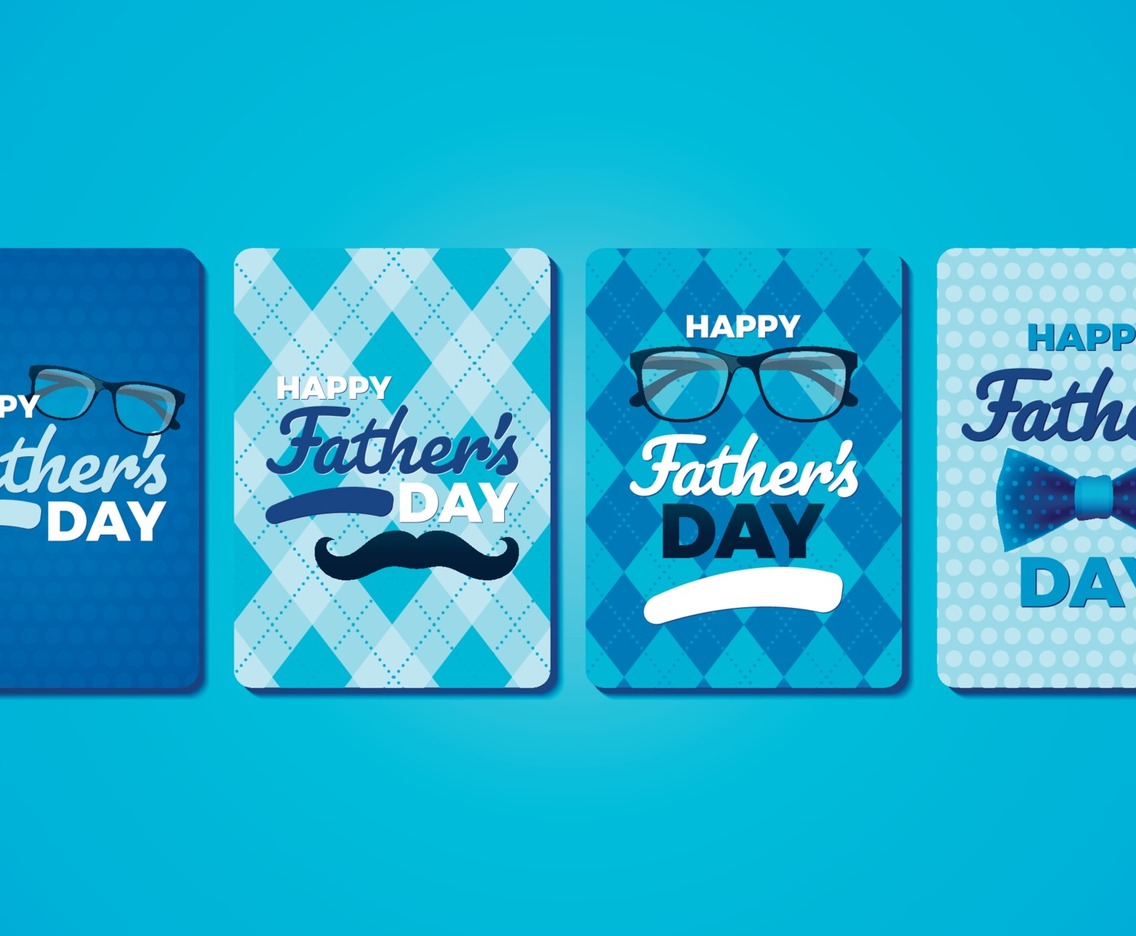 Father's Day Card Logotype Collection