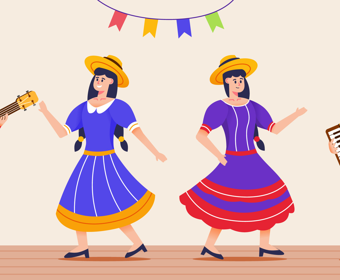Festa Junina Festival Character Collection