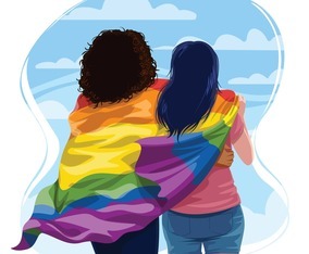 Free lesbian - Vector Art