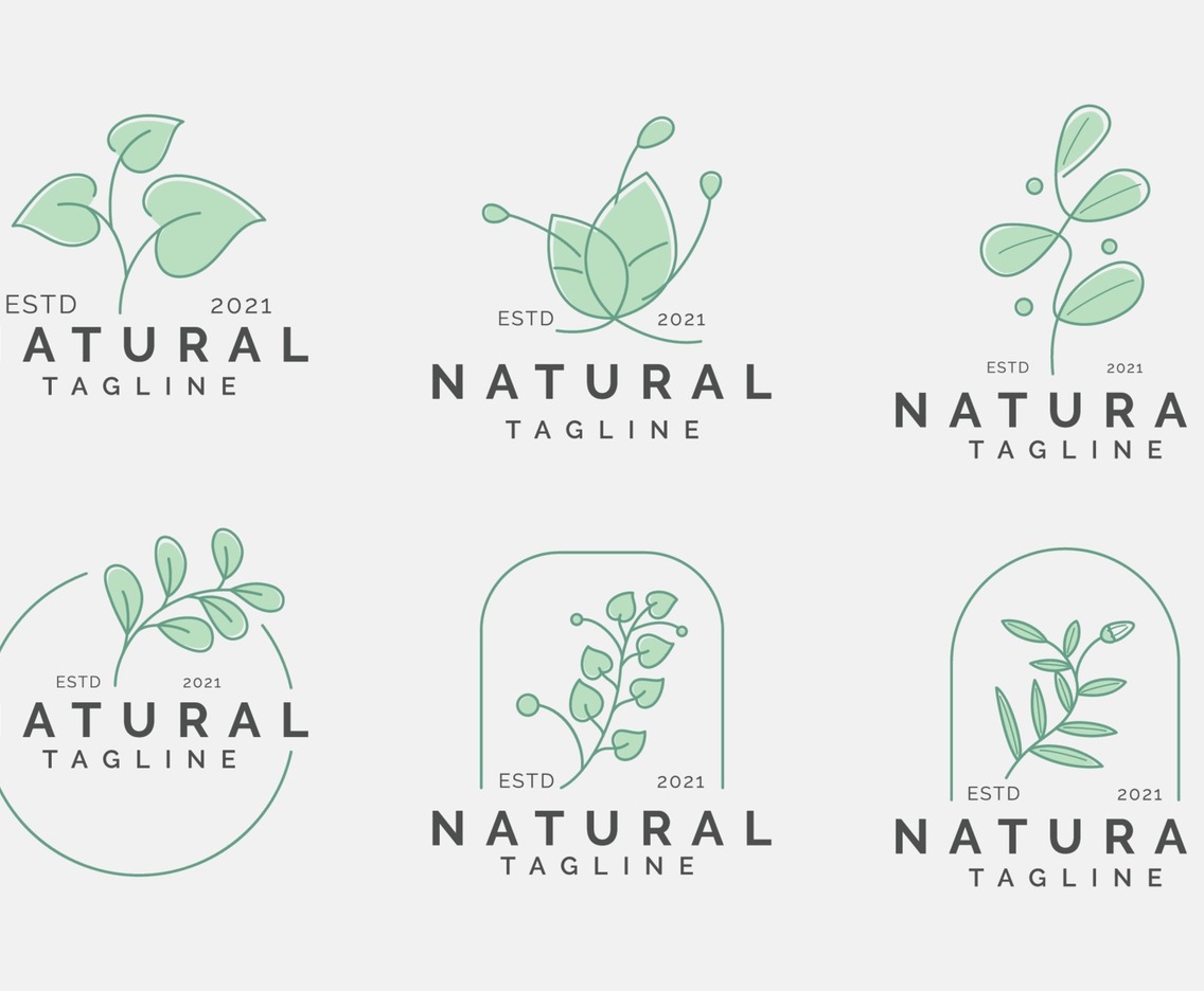 Natural Beauty Logo Template