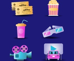Free chitra cinema - Vector Art