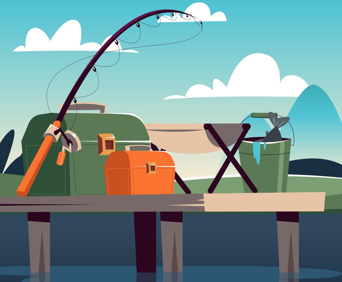 Equipment Set for Fishing