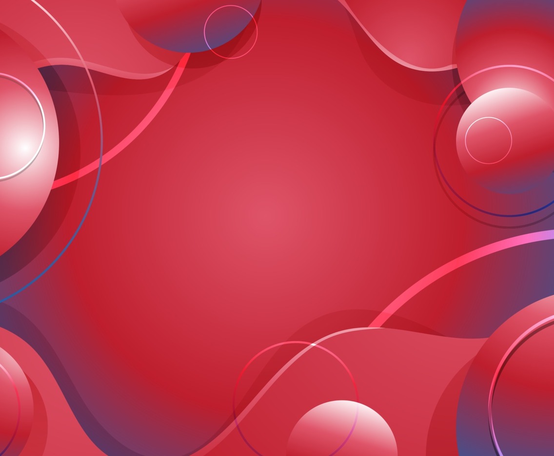 Flow Circle Glow Red Background