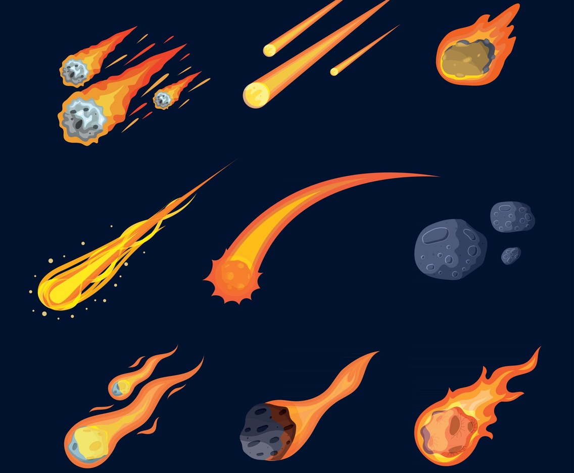 Meteor Variation Icon Set
