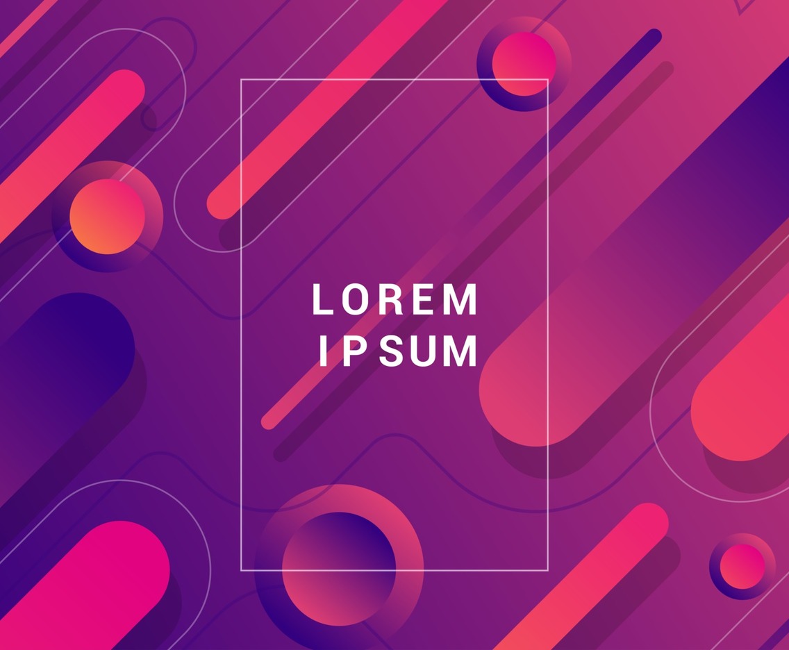 Abstract Geometric Shapes Futuristic Background