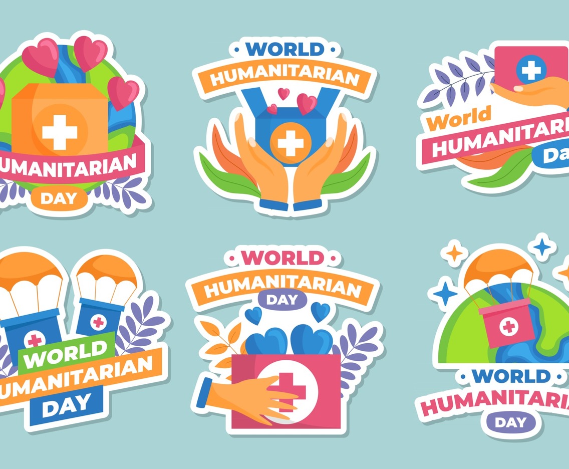 World Humanitarian Sticker Set