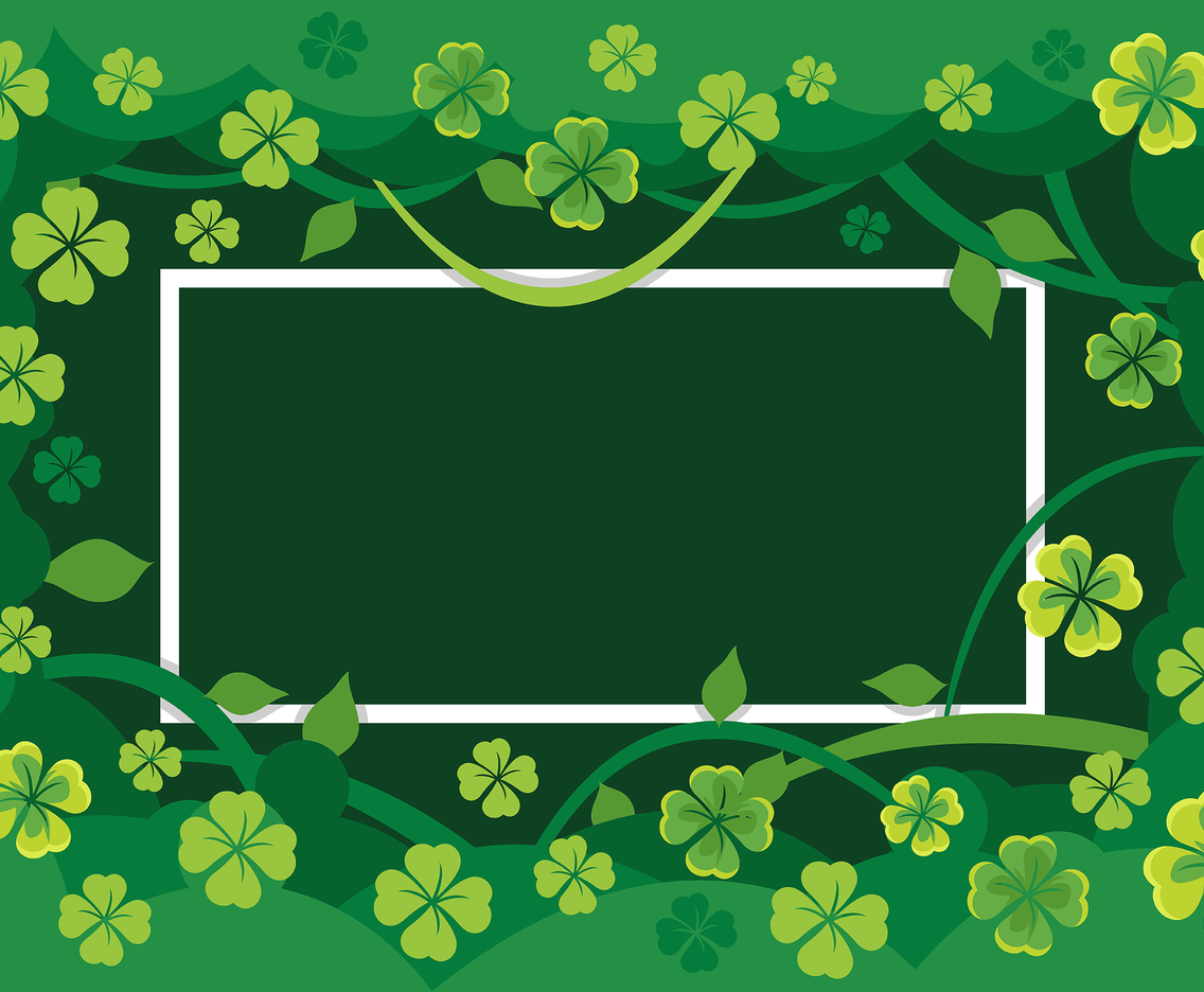 Clover Frame Background
