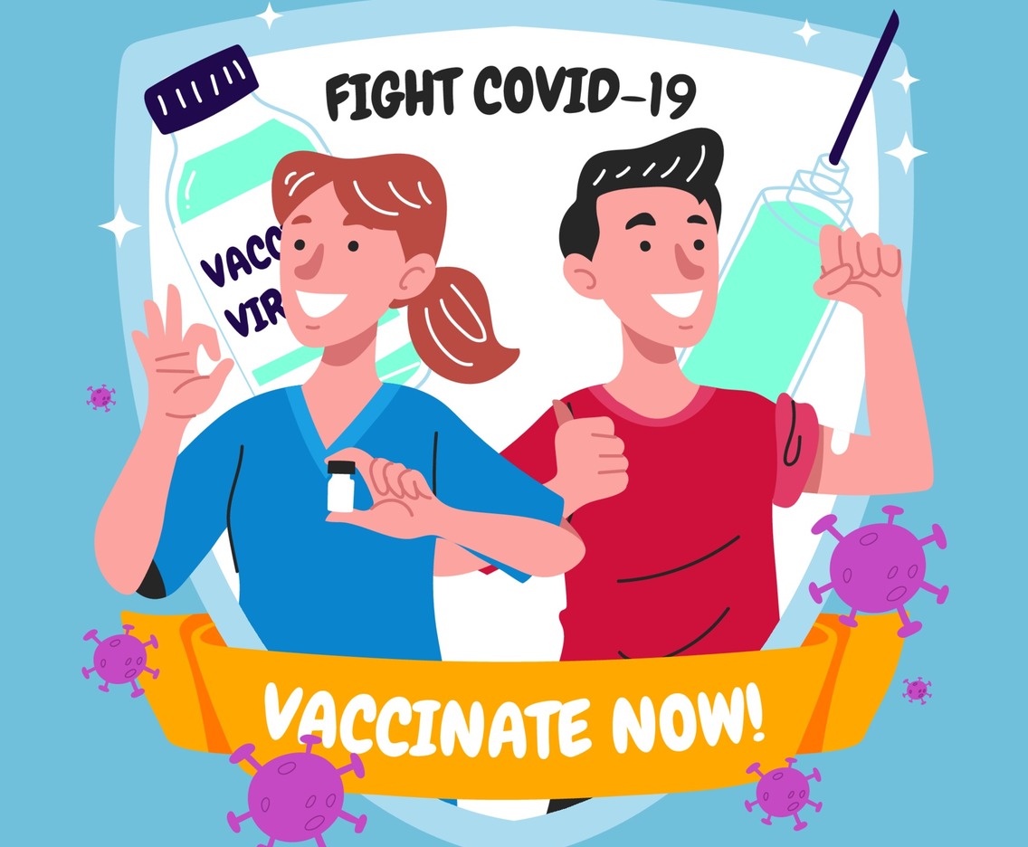 Man and Woman After Got Covid-19 Vaccine