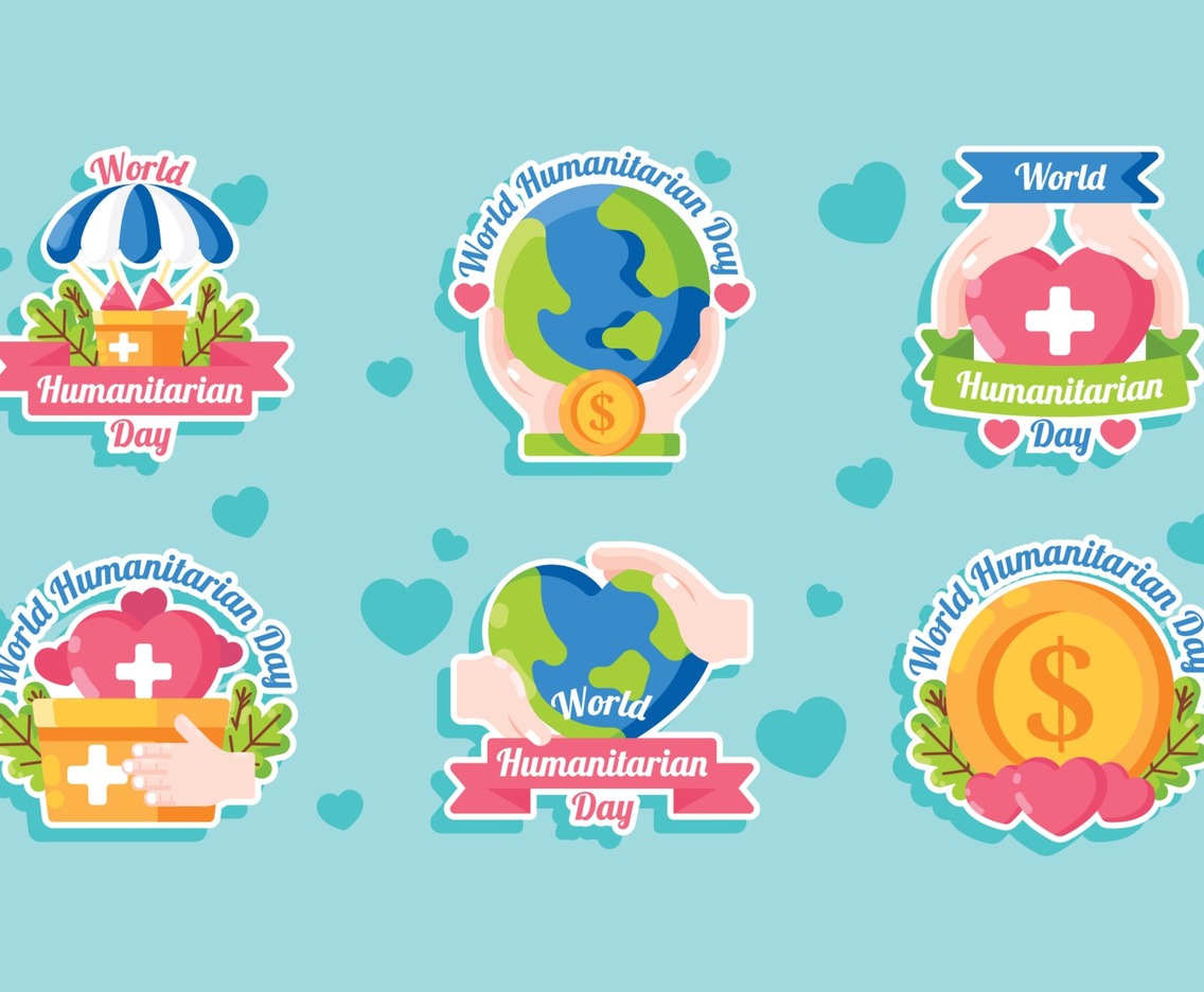 World Humanitarian Day Sticker