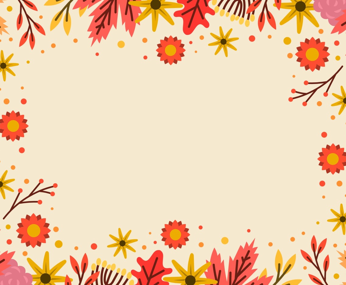 Autumn Floral Background