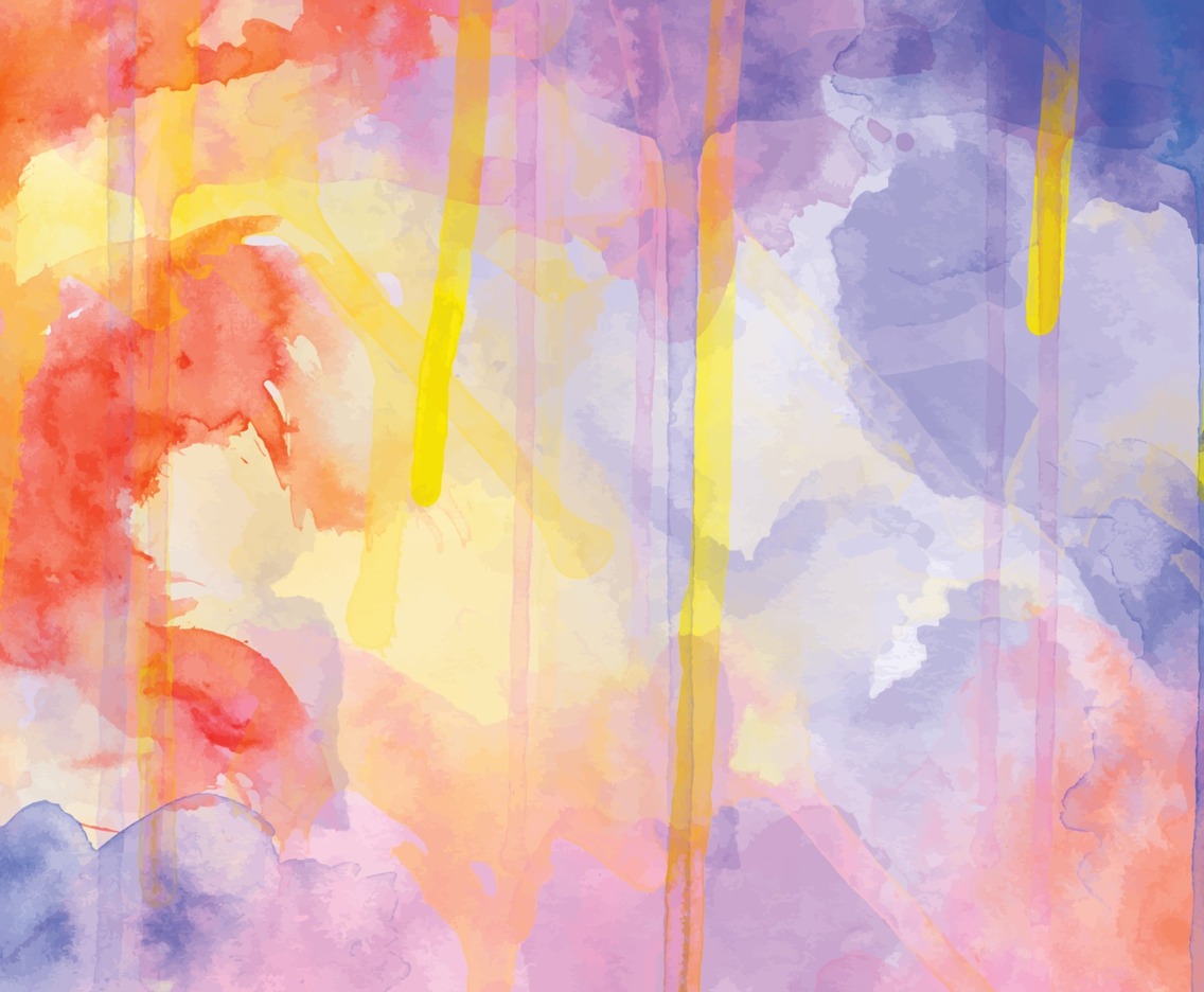 Colorful Watercolor Background Template