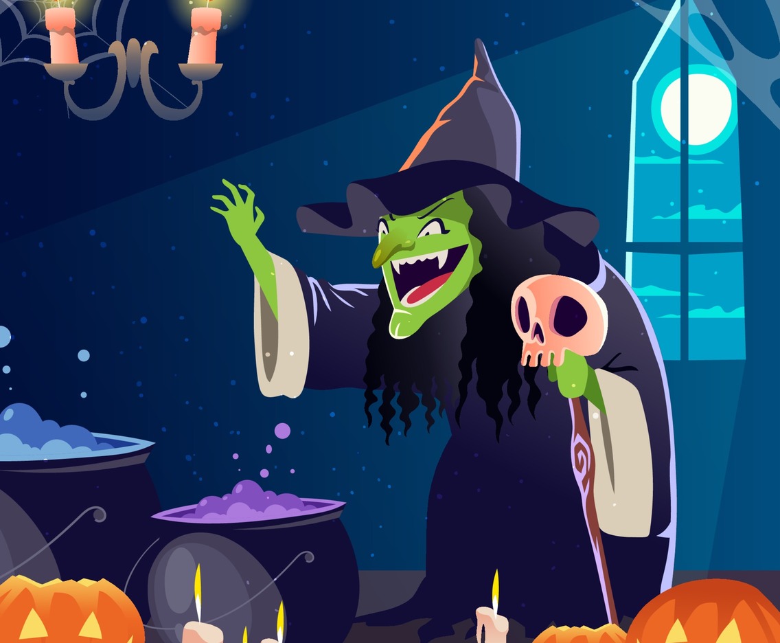 Halloween Scary Witch