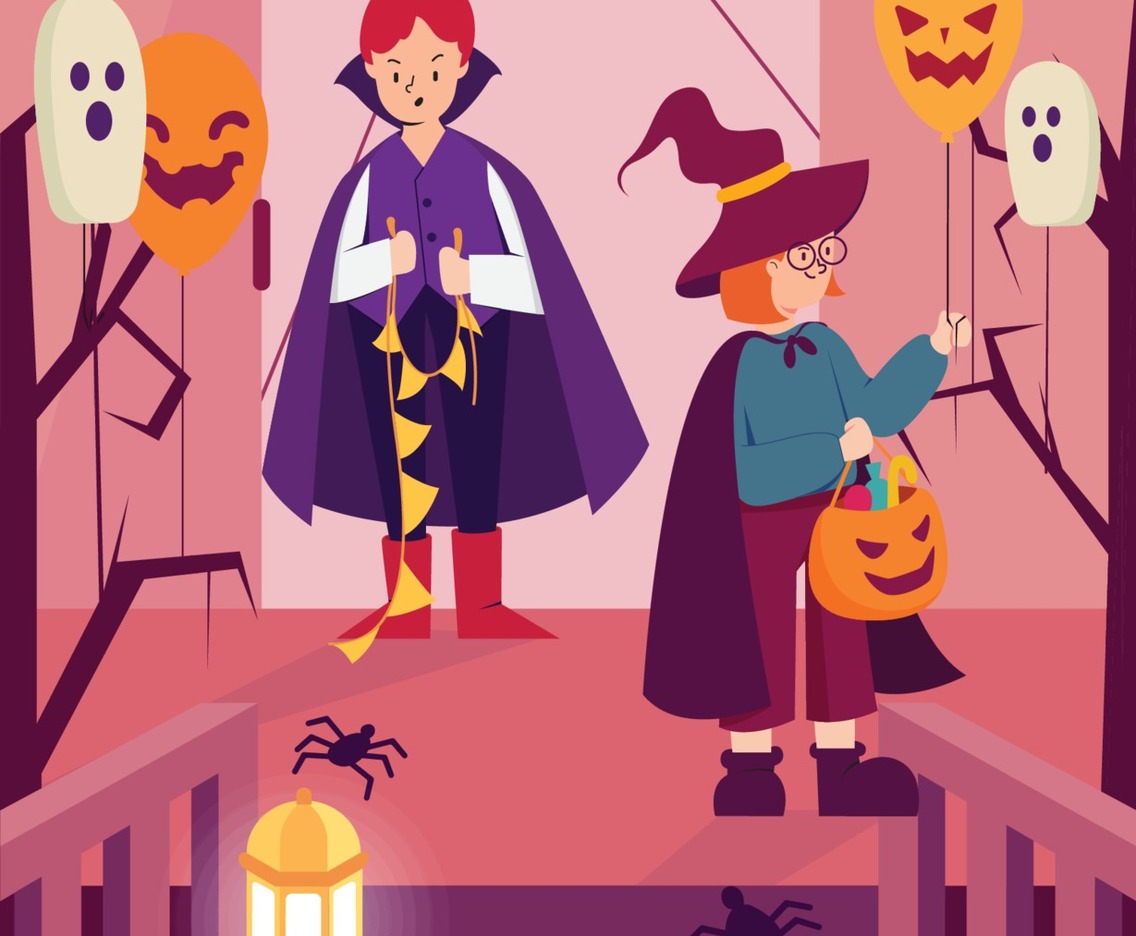 Decorating House for Halloween