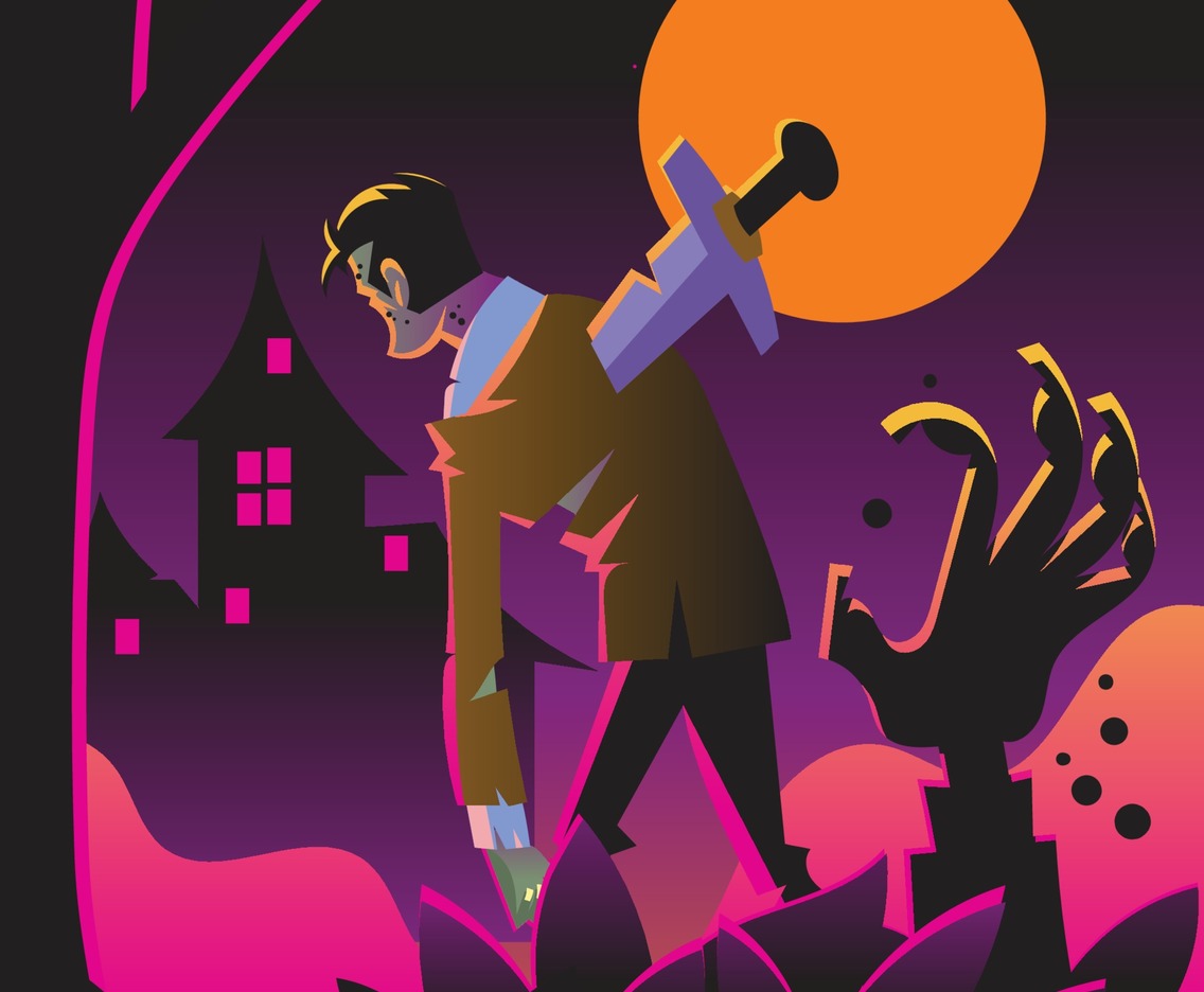 Halloween Zombie Walking