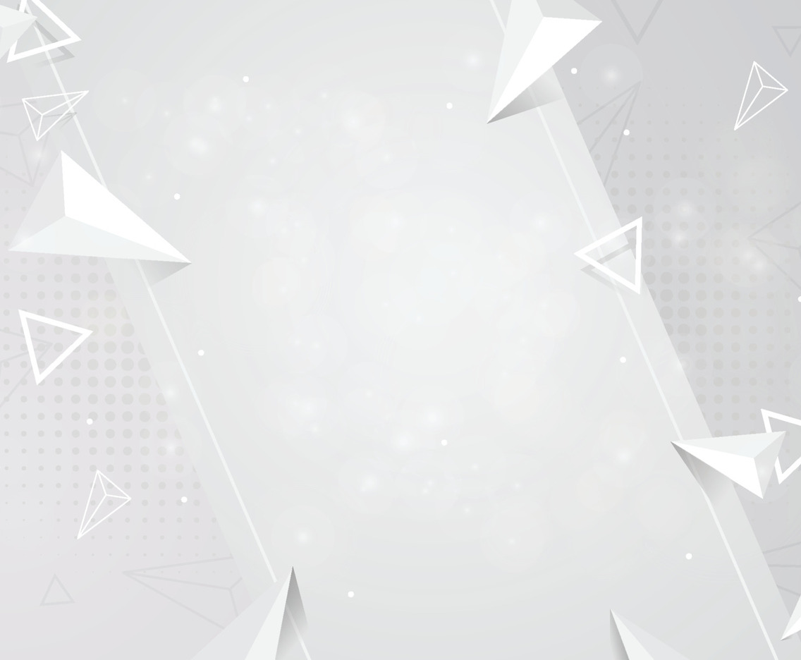 White Triangular Frame Abstract Background