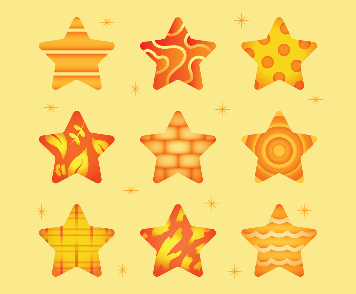 Orange Star Element Template Set
