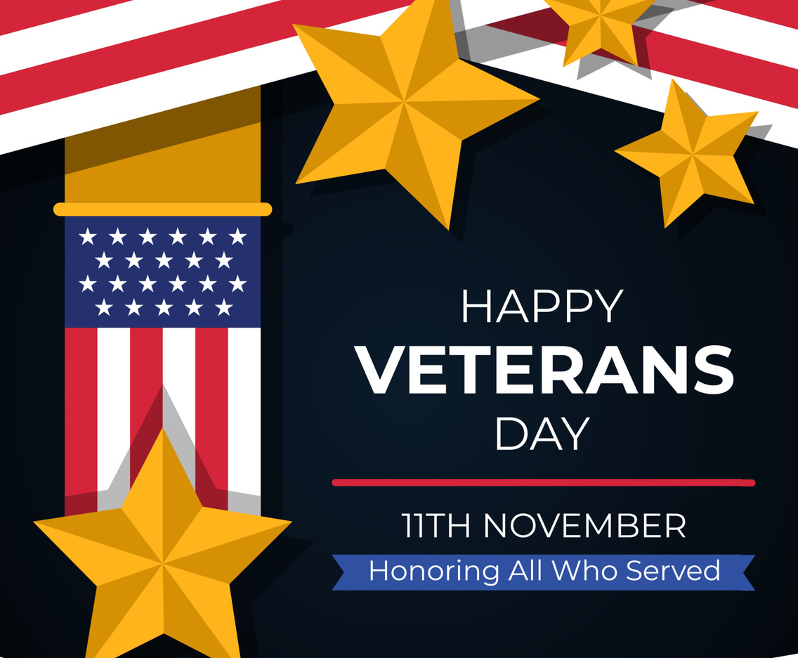 Happy Veterans Day Background
