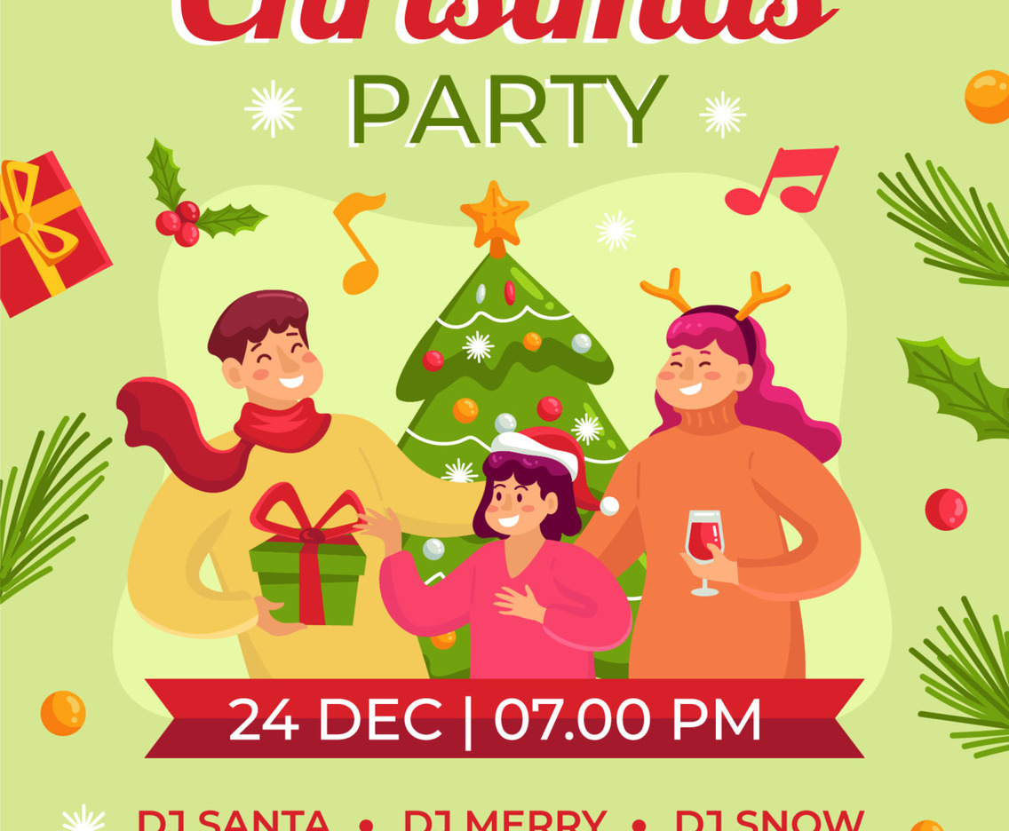 Poster Template of Christmas Party