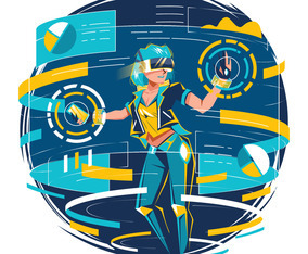Oculus Go Vector Free oculus - Vector Art