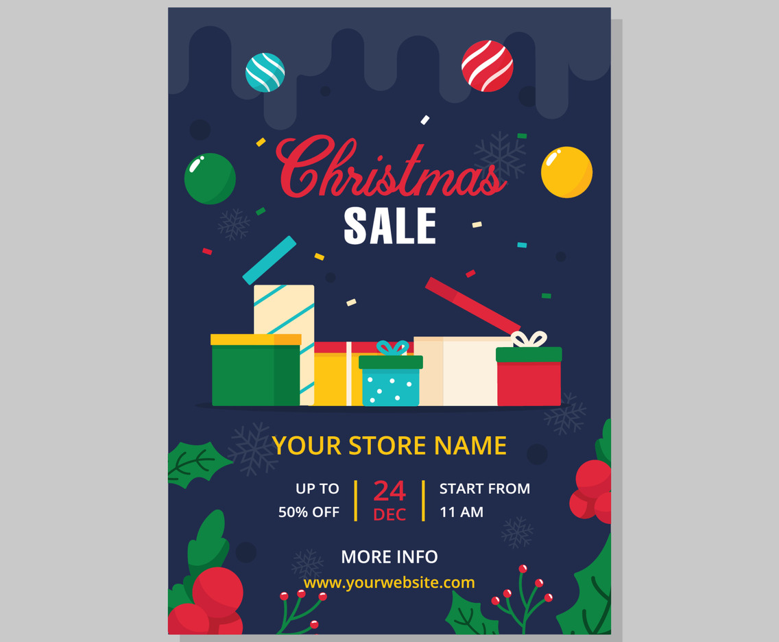 Chrismast Sale Poster