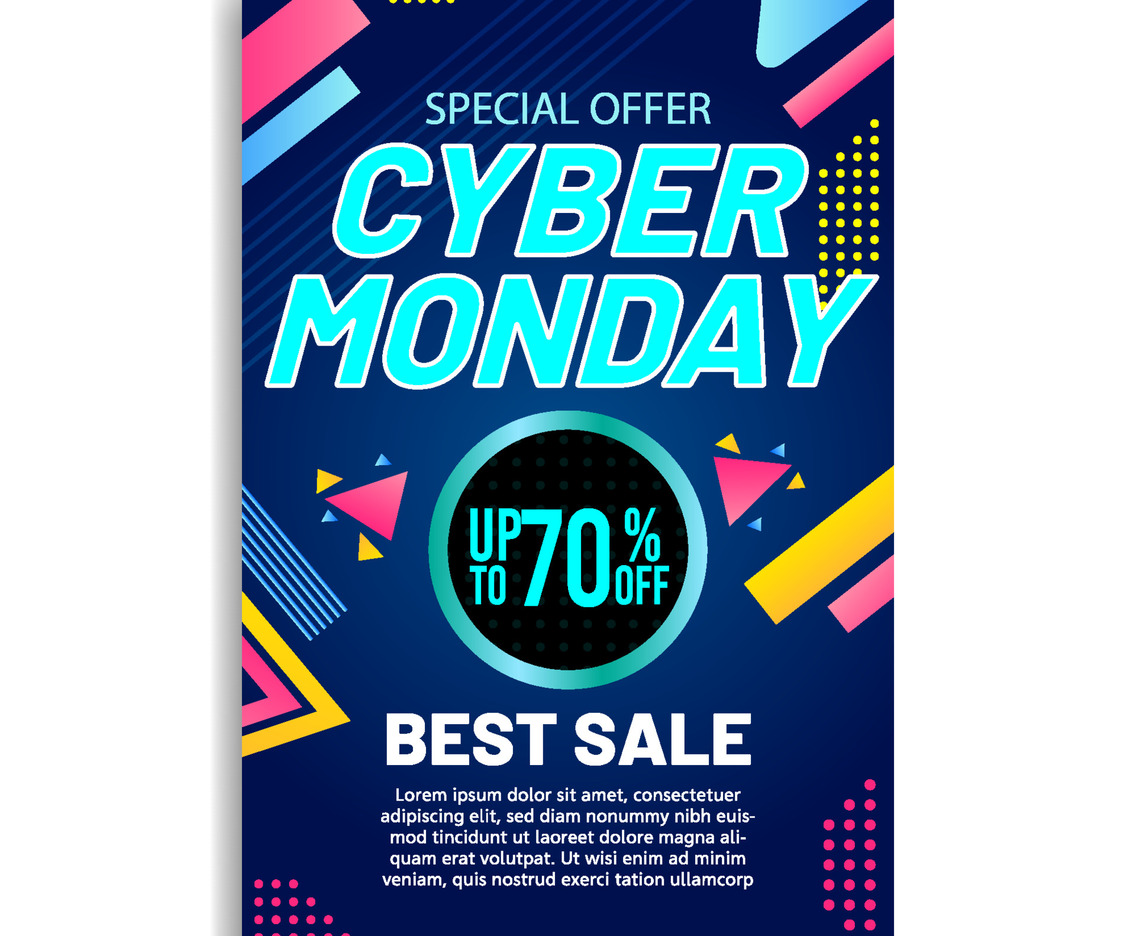 Cyber Monday Poster Template