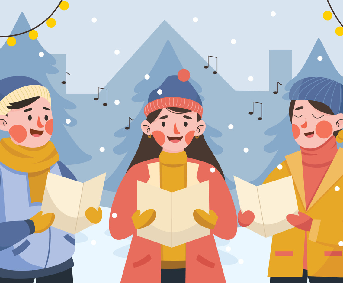 Choir Sing Christmas Carol