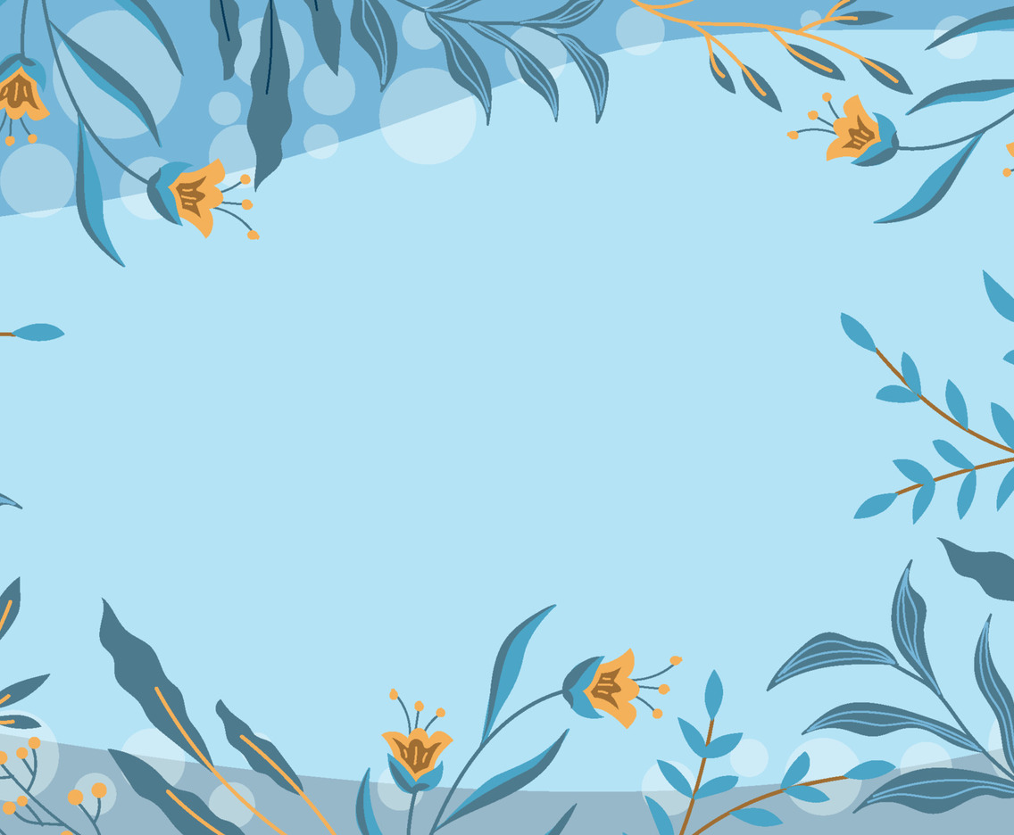 Winter Floral Background