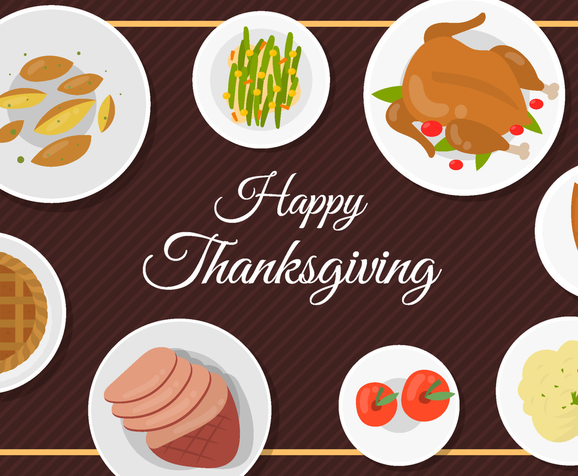 Thanksgiving Dinner Background