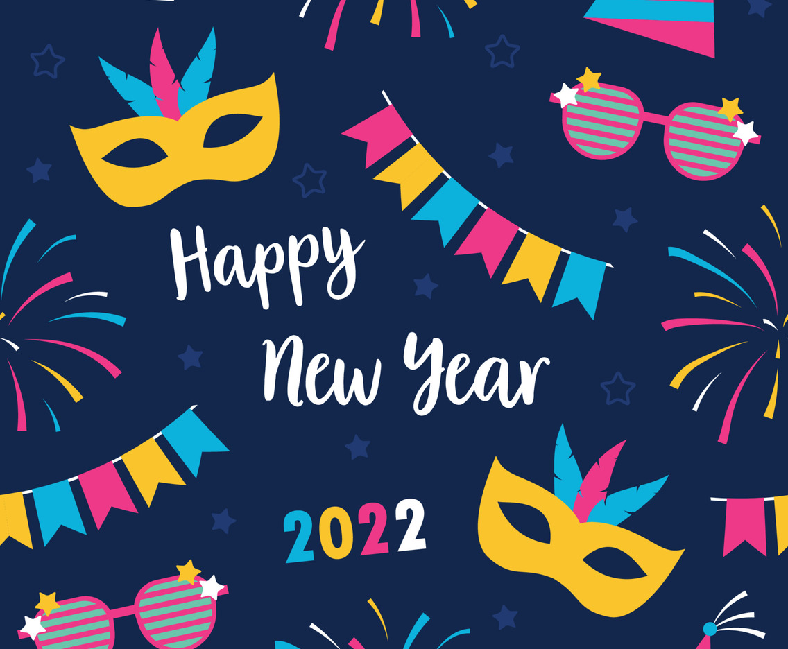 New Year Seamless Pattern