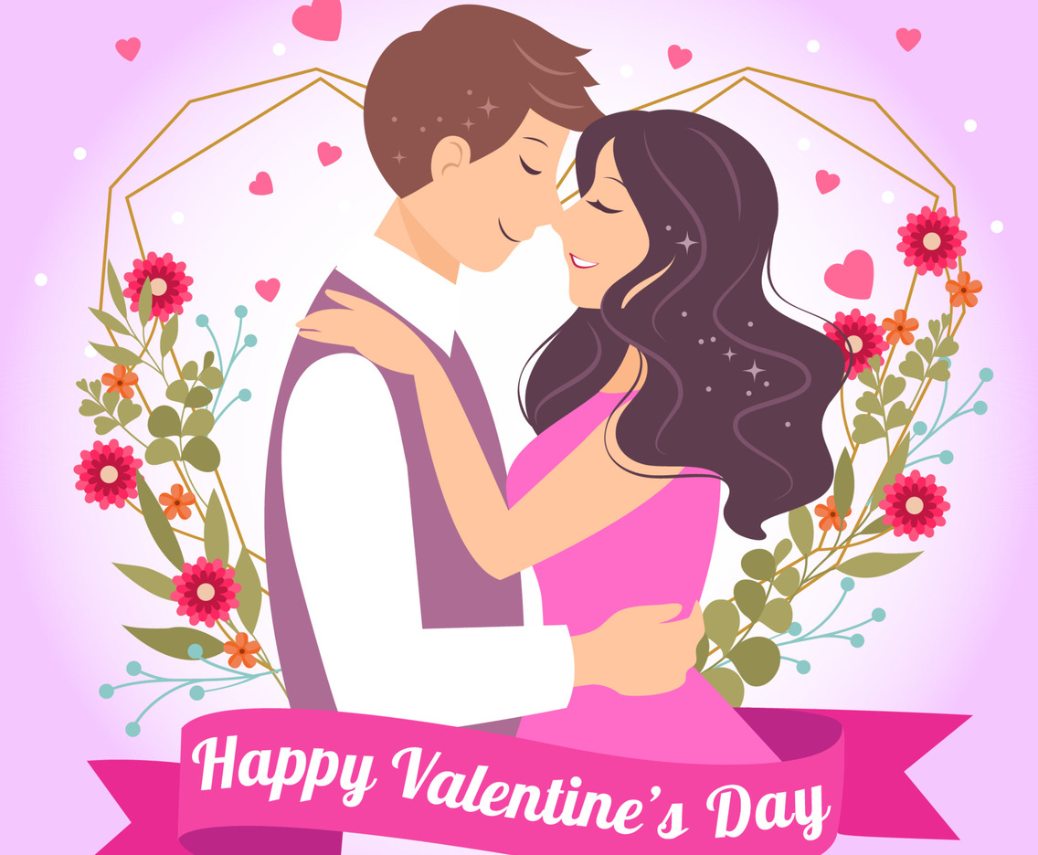 Valentine's Day in Purple