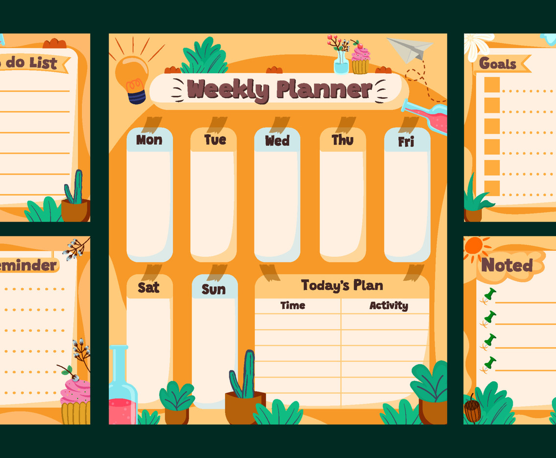 Template Cute Table Pages