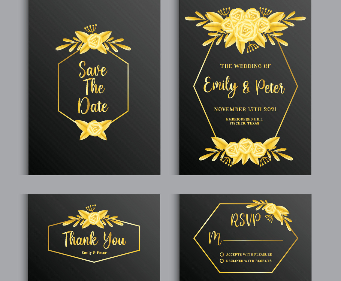 Luxury Wedding Invitation
