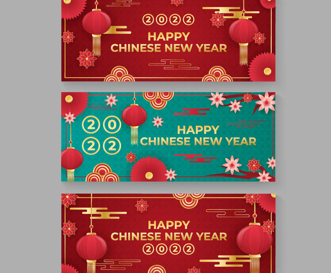 Banner Template of Chinese New Year 2022