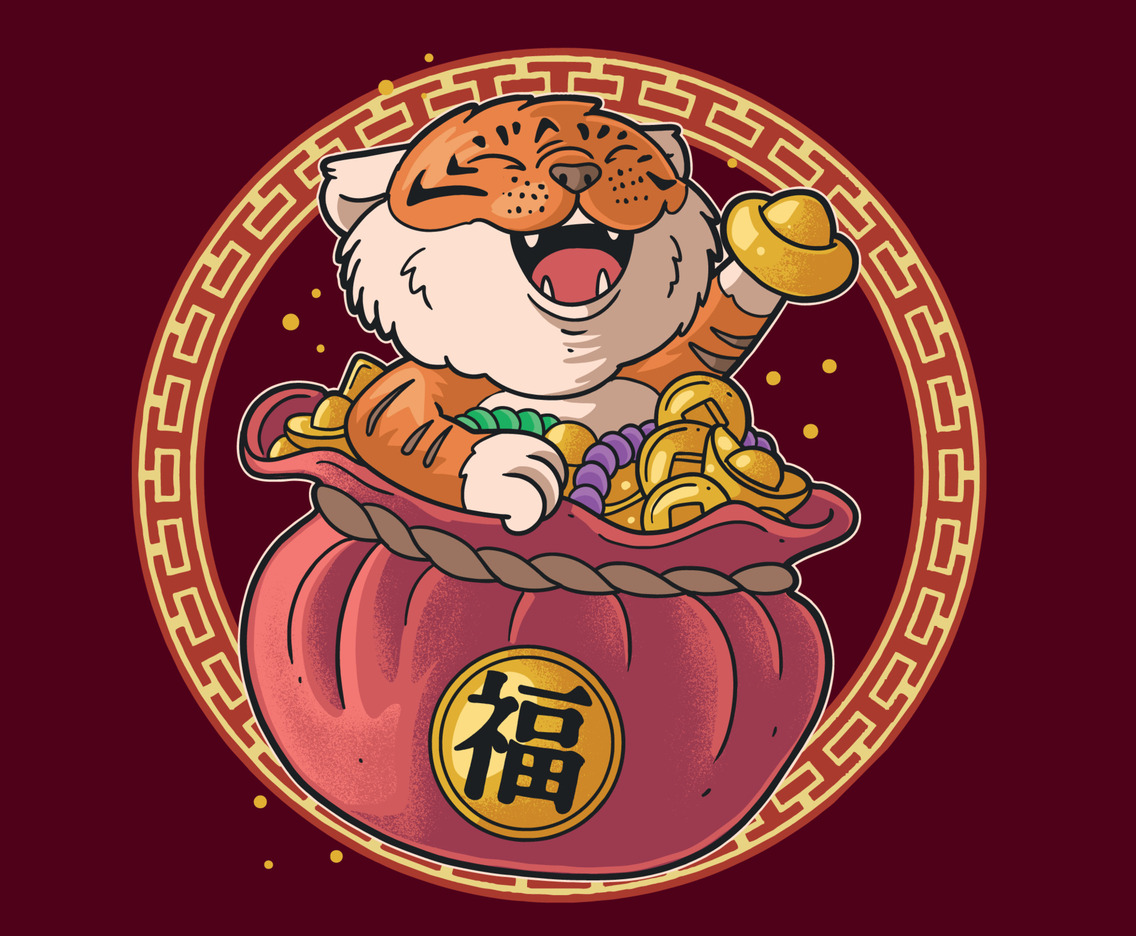 Chinese New Year of The Tiger Concept