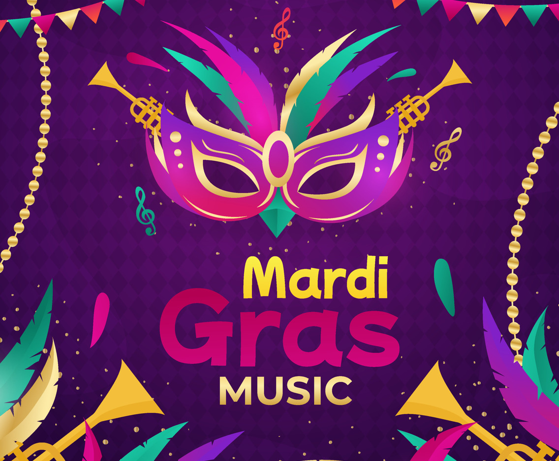 Background of Mardi Glas Music Festival