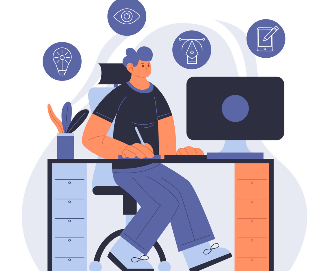 Designer Back To Work Concept