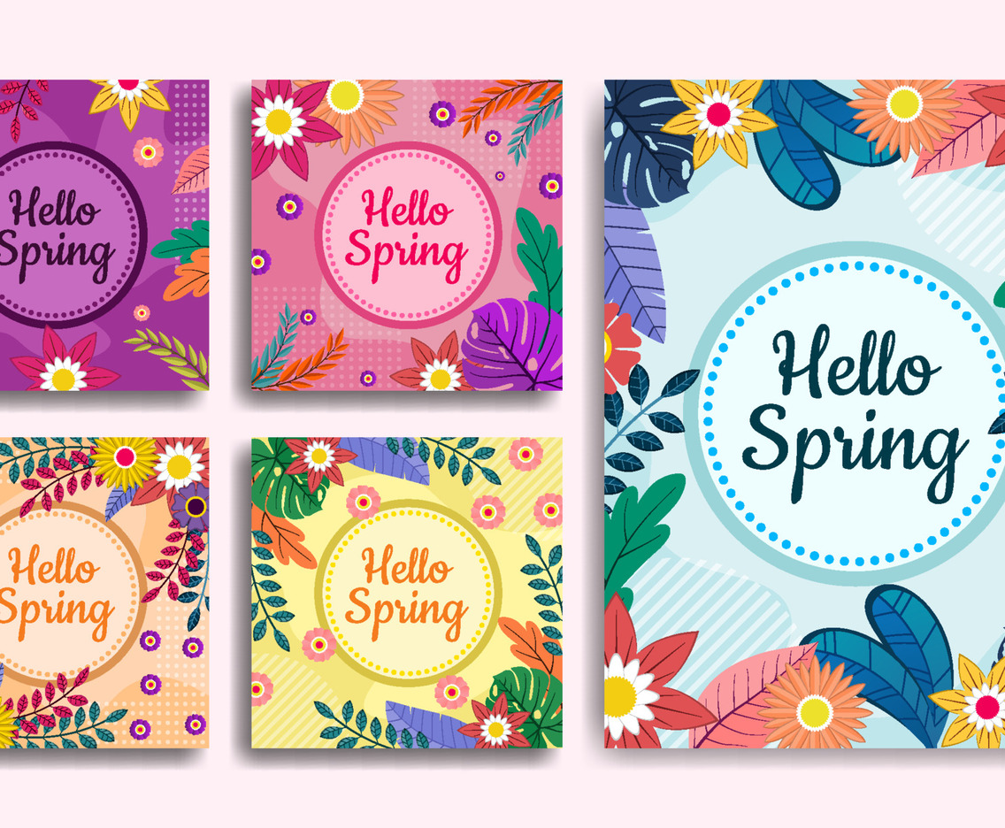 Spring Social Media Template