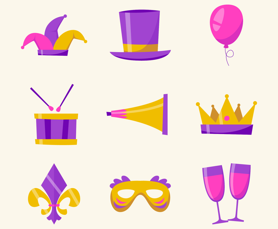 Mardi Gras Icon Pack