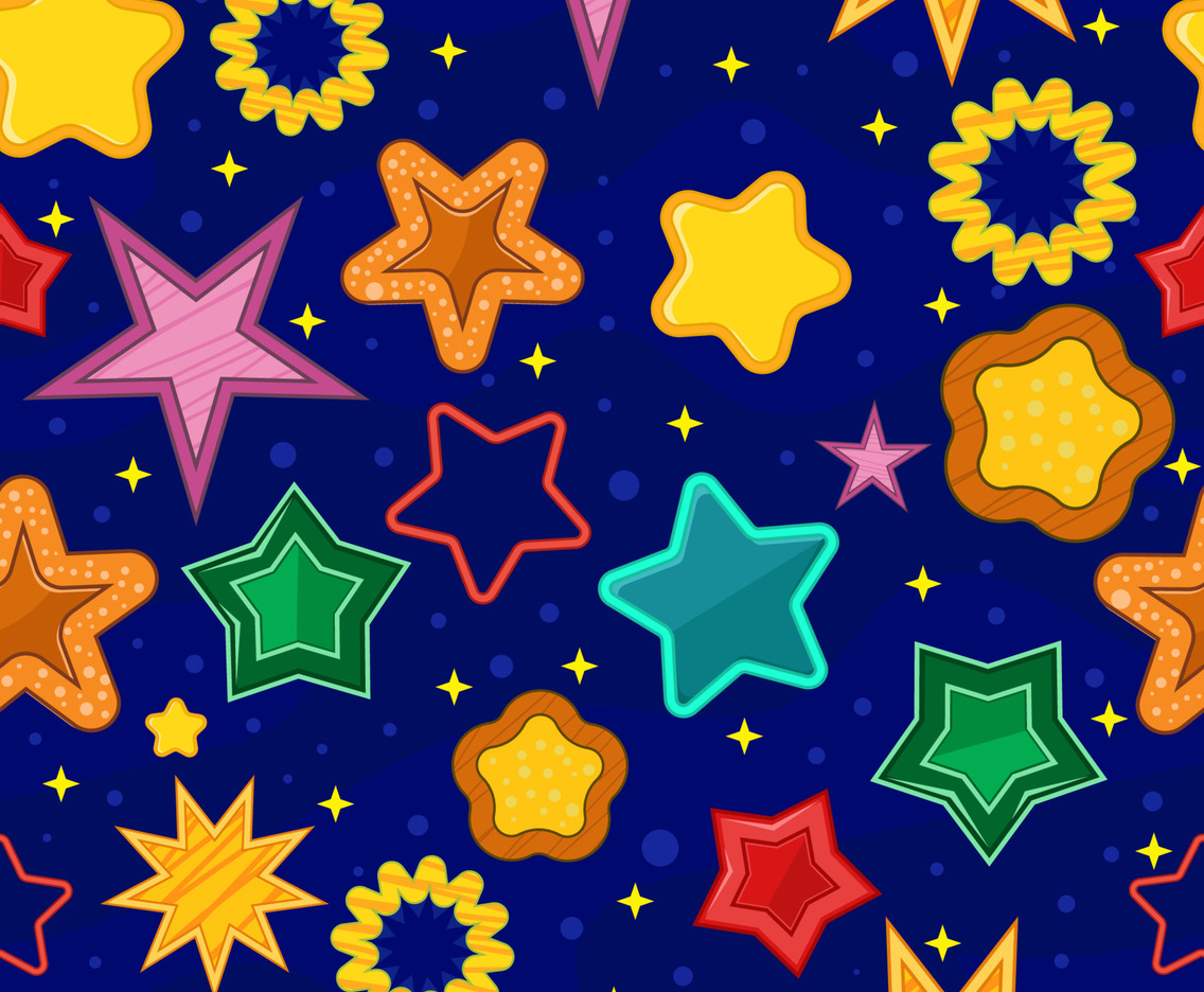 Seamless Pattern of Stars